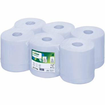 Satino Comfort Handtuchrollen, blau, 2-lagig, CF1-kompatibel