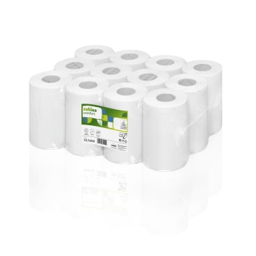 Satino Comfort Handtuchrollen, hochweiß, 1-lagig, CF1-kompatibel