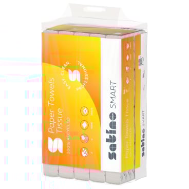 Satino Papierhandtücher smart, 24 x 23 cm, V-Falz, PT3, PT4