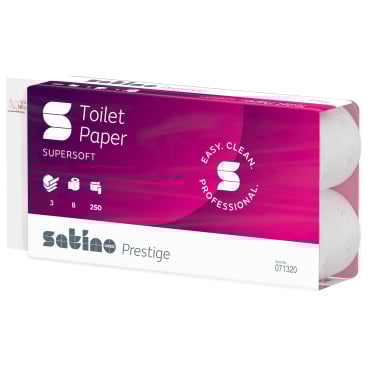 Satino Prestige Toilettenpapier 3-lagig, hochweiß, MT1-kompatibel