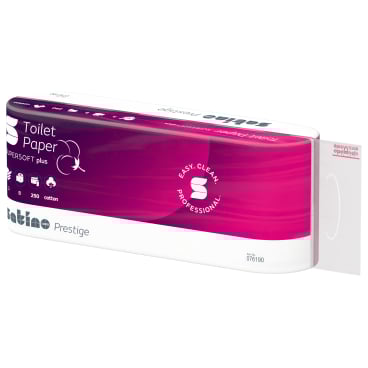 Satino Prestige Toilettenpapier, 3-lagig, hochweiß, MT1