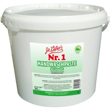 Weco GmbH - Dr. Weber´s Nr. 1 Handwaschpaste mit Citrusduft - 10 l - Eimer