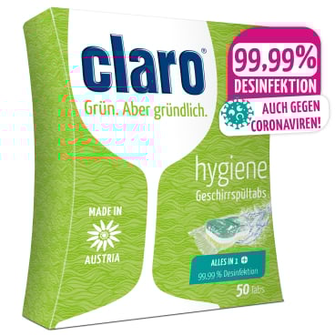 claro Hygiene Tabs Spülmaschinentabs