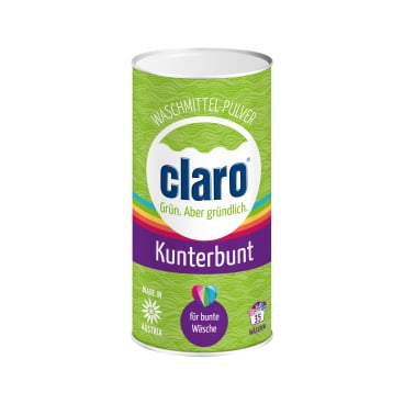 claro Kunterbunt Waschmittel-Pulver