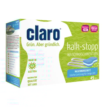 claro Öko Kalk-Stopp Tabs Waschmaschinentabs