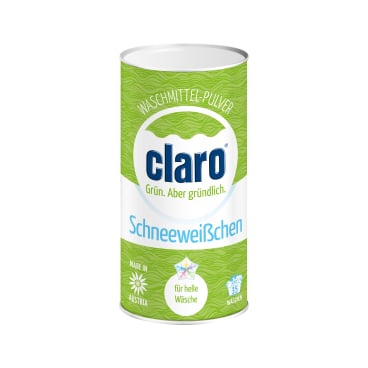 claro Schneeweißchen Waschmittel-Pulver