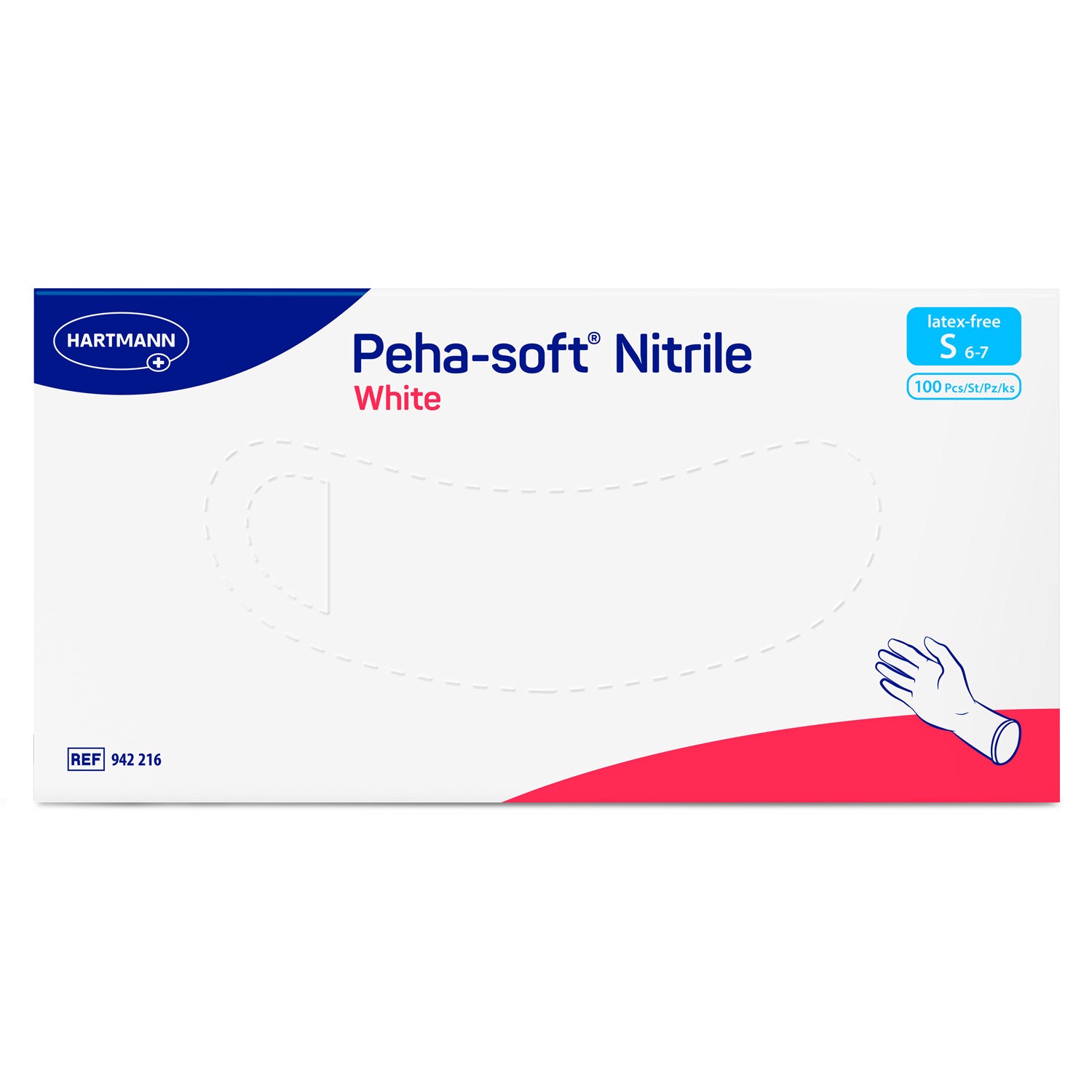 Nitrilhandschuhe Peha-soft nitrile white – Med-Praxisbedarf