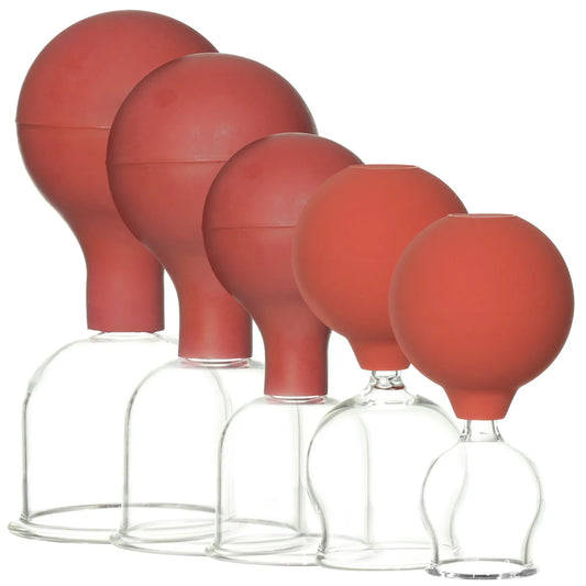 Schröpfglas mit Olive und Ball