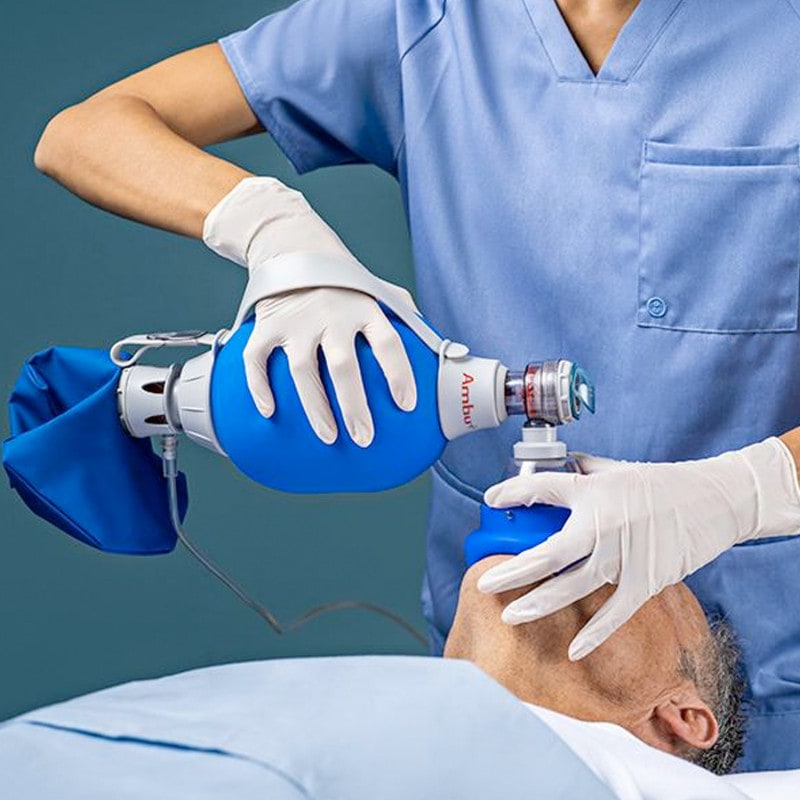 AMBU Mark IV Beatmungsbeutel mit Sauerstoffreservoir