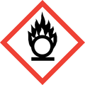 GHS03 Flamme über einem Kreis