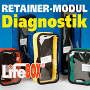 Retainer Modultasche Lifebox M - Diagnostik, verschiedene Farben